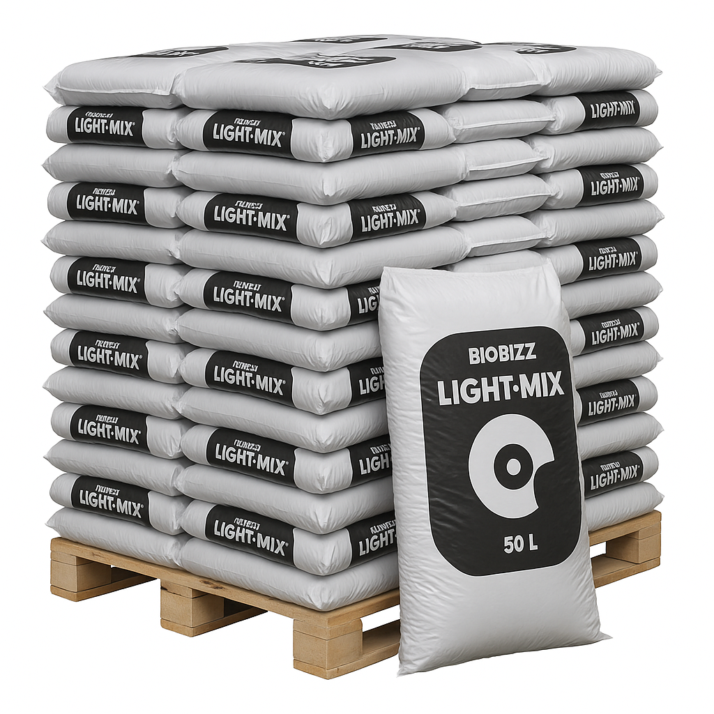 Biobizz Light-Mix Palette mit 65 Säcken à 50 Liter