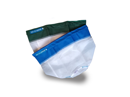 Kleines Ice-O-Lator® Mini Crystal 2er-Beutel-Set 185-45 Mikron [“Outdoor-Set”]